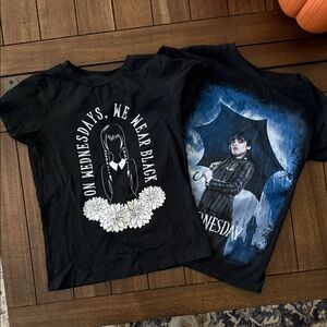 Black Graphic Kids T-Shirts - Short Sleeve